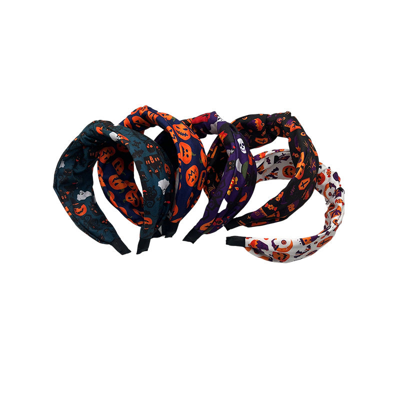 Wholesale  funny knotted satin headband